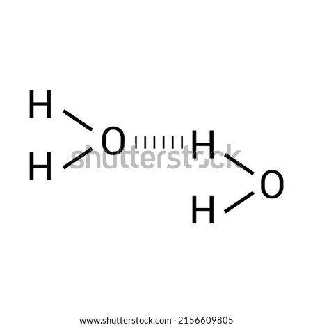 hydrogen bond two water molecules