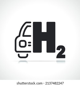 coche de hidrógeno negro y blanco