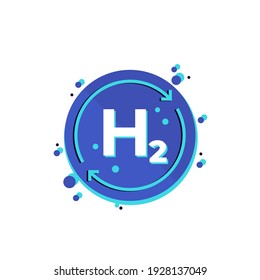 Hydrogen Cell, Clean Energy Icon