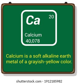 hydrogen element symbol on chalkboard