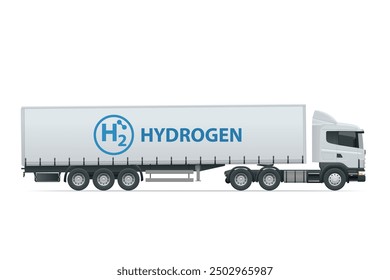 Coche de energía de hidrógeno. Energía alternativa y cero emisiones. Transporte impulsado por hidrógeno. Energía verde