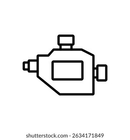 hydrogen engine icon collection .design style with background