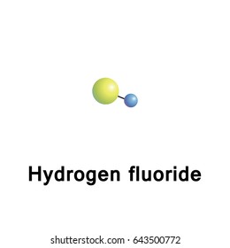 Hydrogen fluoride chemical compound with chemical formula HF. This colorless gas or liquid is the principal industrial source of fluorine, often as an aqueous solution called hydrofluoric acid