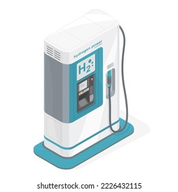 hydrogen fuel filling station h2 Air liquide concept energy power plant power ecology system for low emission isometric concept