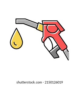 hydrogen gas station color icon vector. hydrogen gas station sign. isolated symbol illustration