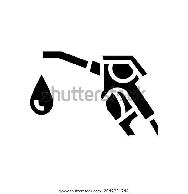 hydrogen gas station\
glyph icon vector. hydrogen gas station sign. isolated contour\
symbol black\
illustration