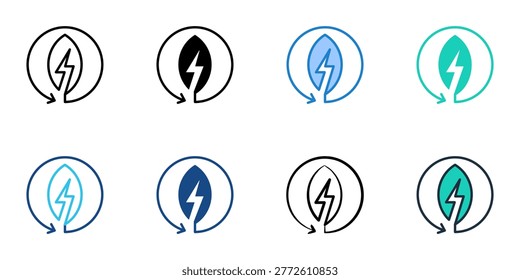 Hydrogen icons set multiple style collection. Editable stroke 
