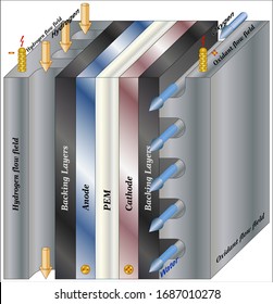 Hydrogen and Oxygen Fuel cell