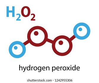 Hydrogen Peroxide Molecule, H2O2