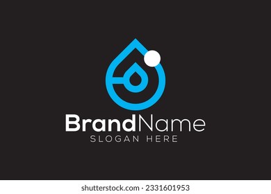 Hydrogen technology H2 logo design vector template