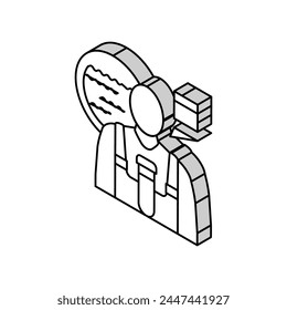 hydrologist worker isometric icon vector. hydrologist worker sign. isolated symbol illustration