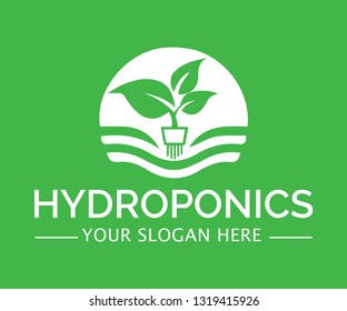 Hydroponics Logo Design Vector File