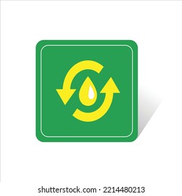 hydropower sign, can be used for icon