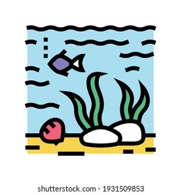 hydrosphere ecosystem color icon vector. hydrosphere ecosystem sign. isolated symbol illustration
