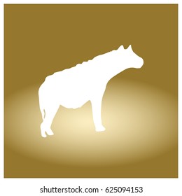 Hyena cartoon standing