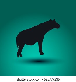 Hyena cartoon standing