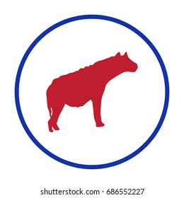 Hyena cartoon standing