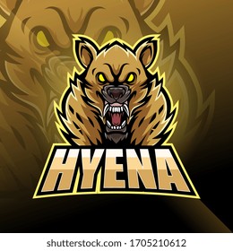 Hyena Esport Mascot Logo Design