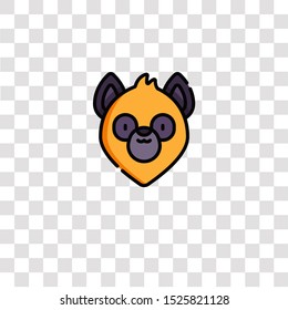 hyena icon sign and symbol. hyena color icon for website design and mobile app development. Simple Element from animals collection for mobile concept and web apps icon.