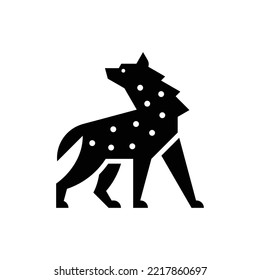 Hyena Logo. Icon design. Template elements