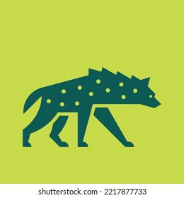Hyena Logo. Icon design. Template elements
