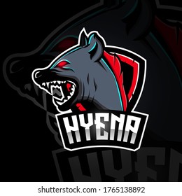 Hyena Mascot Logo Design Vector Modern Stock Vector (Royalty Free ...