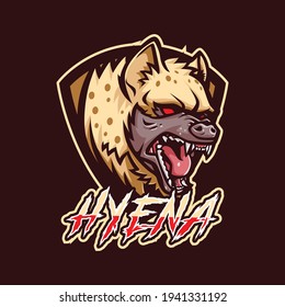 Hyena mascot logo for esport and sport