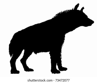 Hyena silhouette