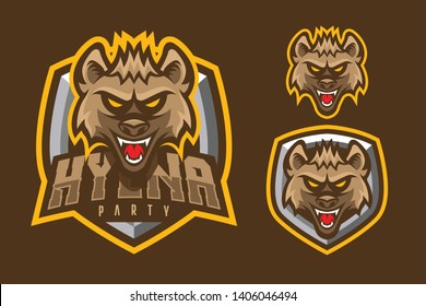 Hyena Sport Style Mascot Logo