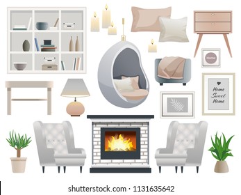 Hygge Style Elements Set