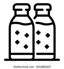 Hygiene antiseptic icon. Outline hygiene antiseptic vector icon for web design isolated on white background