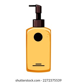 hygiene body cream cartoon. hygiene body cream sign. isolated symbol vector illustration
