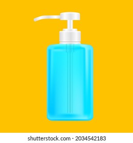 hygiene bottle hand gel for clip art, alcohol liquid gel bottle, packaging soap gel bottle illustration, vector