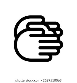 Hygiene. Editable stroke vector icon.