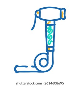 hygiene faucet water doodle icon sketch vector. hygiene faucet water sign. isolated symbol illustration