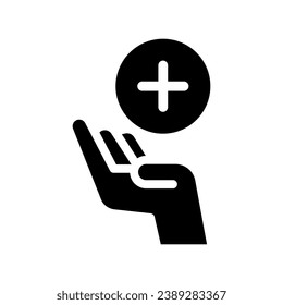 gráfico vectorial de ilustración de icono de glifo higiénico. Ilustración de elemento simple gráfico vectorial, adecuado para aplicaciones, sitios web y presentaciones aisladas en fondo blanco