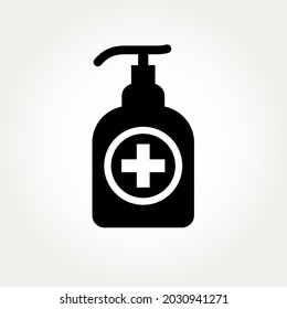 Hygiene hand sanitizer sign. Vector illustration