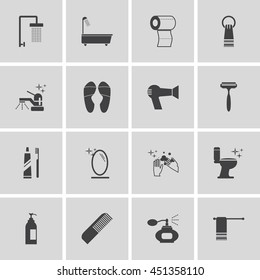 hygiene icon set