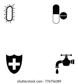 hygiene icon set