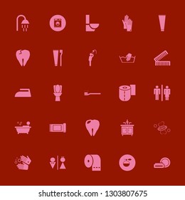 hygiene icon set with washer, tooth and toothbrush toothpaste vector illustration