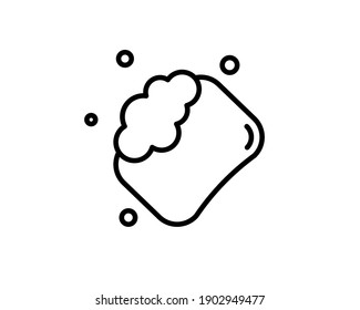 Hygiene icon. Single high quality outline symbol for web design or mobile app. Thin line sign for design logo. Black outline pictogram on white background.