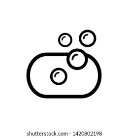 Hygiene icon, Soap vector symbol for web design or mobile app.