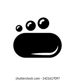 Hygiene icon, Soap vector symbol for web design or mobile app.