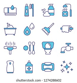 Hygiene Icons Pack Isolated Hygiene Symbols Stock Vector (Royalty Free ...