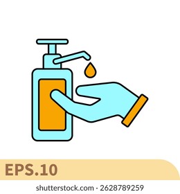 hygiene icons  symbol vector elements for infographic web