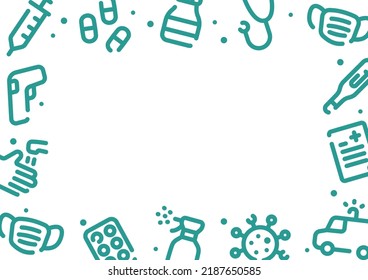 Hygiene Infectious Disease Pattern Background Graphic Stock Vector ...