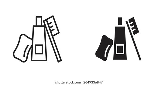 hygiene kit icon Design Illustrations. editable web icons