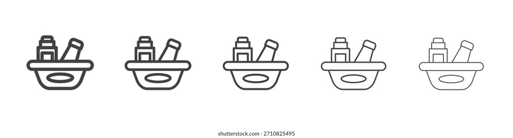 design de ícone de kit de higiene, logotipo, aplicativo, UI. Ilustração vetorial, EPS