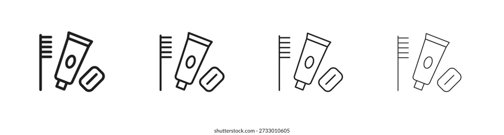 hygiene kit icon design template for web and mobile UI element