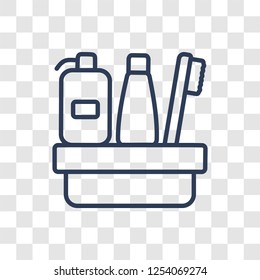 Hygiene Kit Icon. Trendy Linear Hygiene Kit Logo Concept On Transparent Background From Hygiene Collection